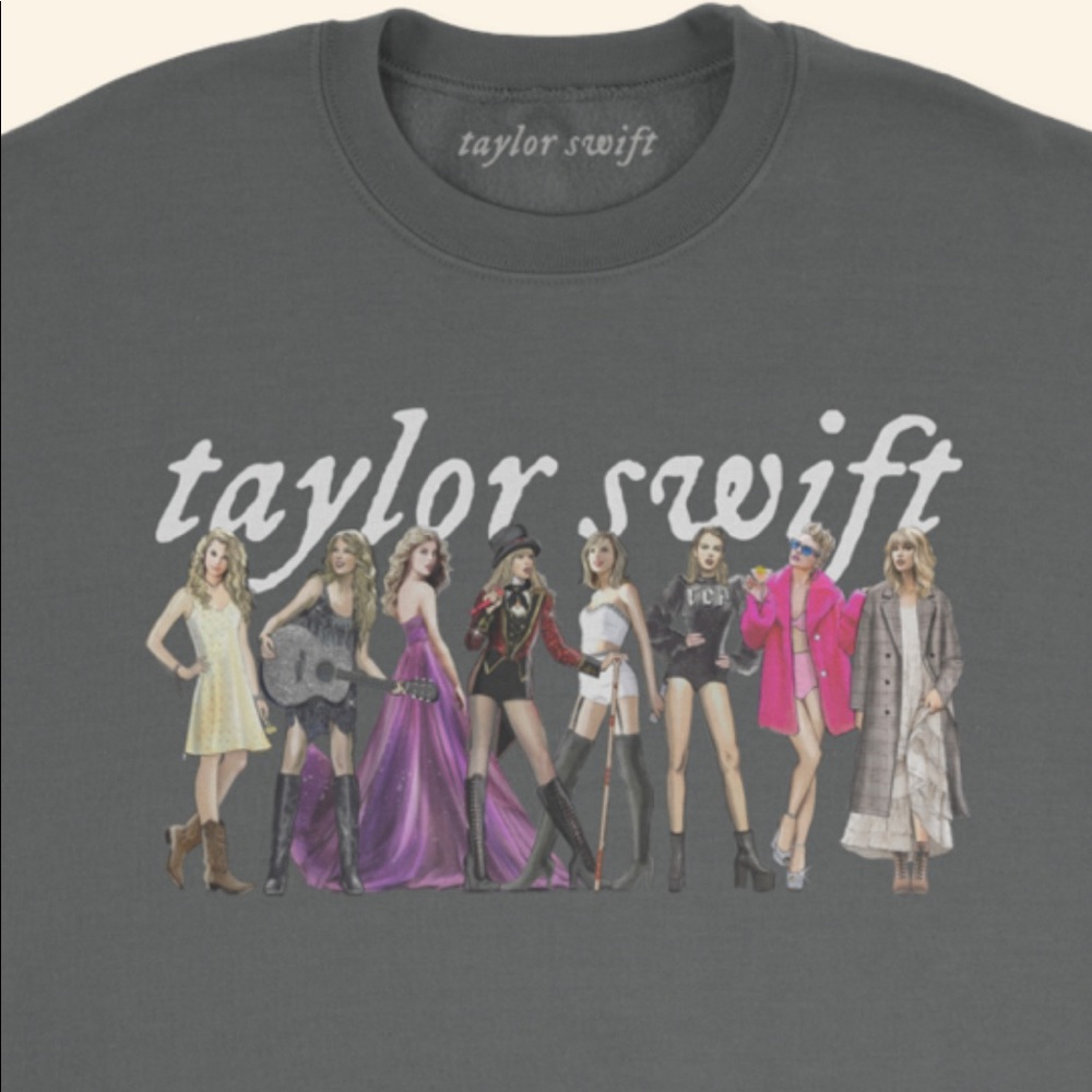 taylor swift folklore eras crewneck pullover NEW - Picture 4 of 13